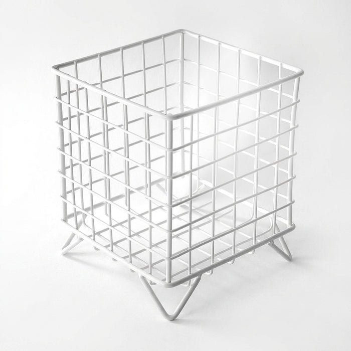 Square Coffee Pod Holder — Large Capacity Iron Capsule Storage